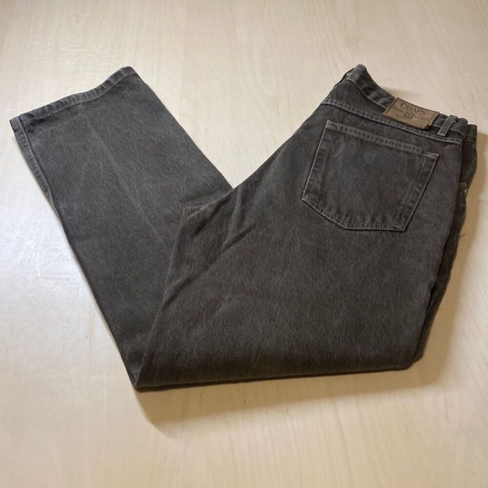 Vintage Chaps Ralph Lauren Mens Brown Medium Wash Straight Denim Jeans Size 36x3